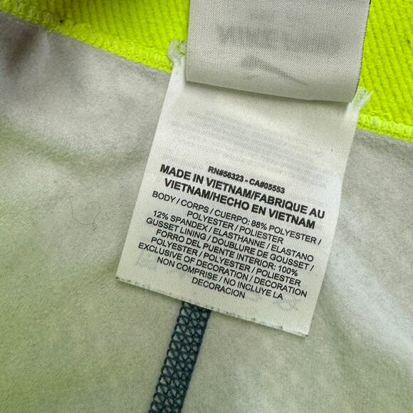 Nike Leggings Womens Small Blue Yellow Hyperwarm Nordic‎ Print Active - Picture 6 of 10